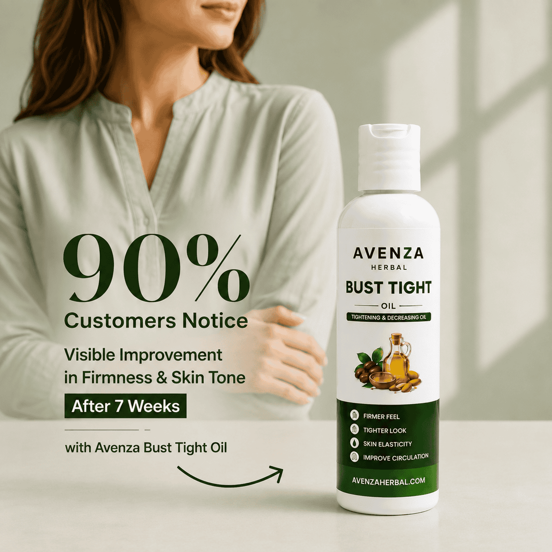 Bust Tight Oil | Herbal Formula for Firming & Tightening