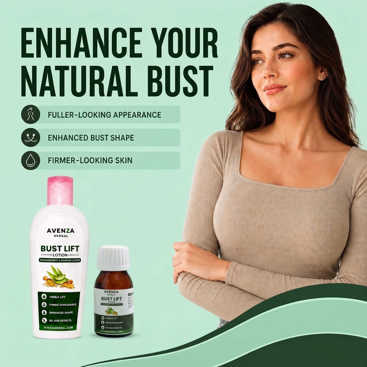 Bust Lift Bundle | Herbal Formula for Enhanced Lift & Firmness